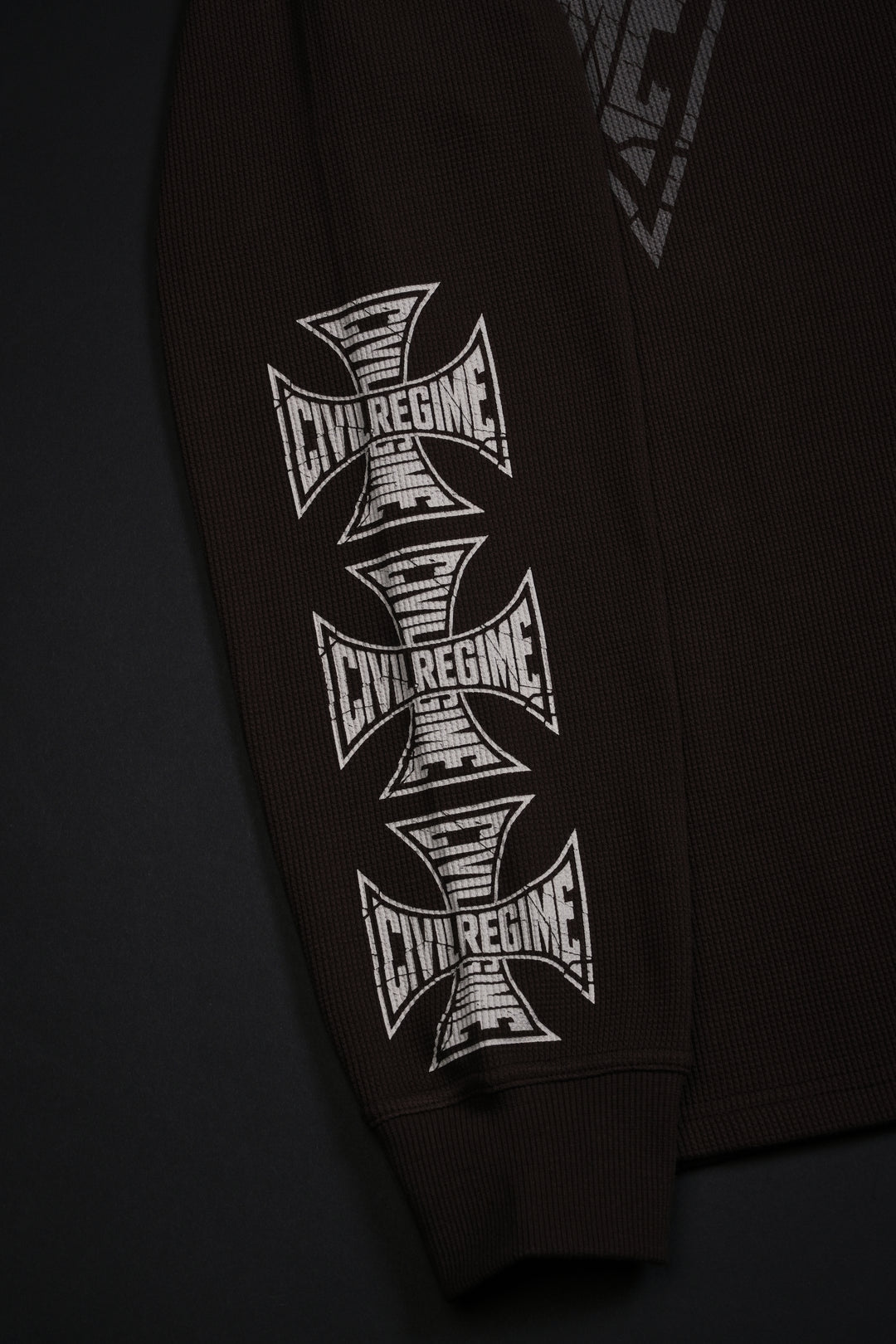 Beneath The Ash Obsidian Waffle Thermal in Brown