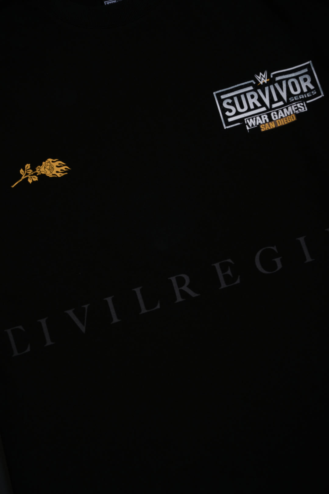 Survivor Series American Classic Oversized Tee in Black