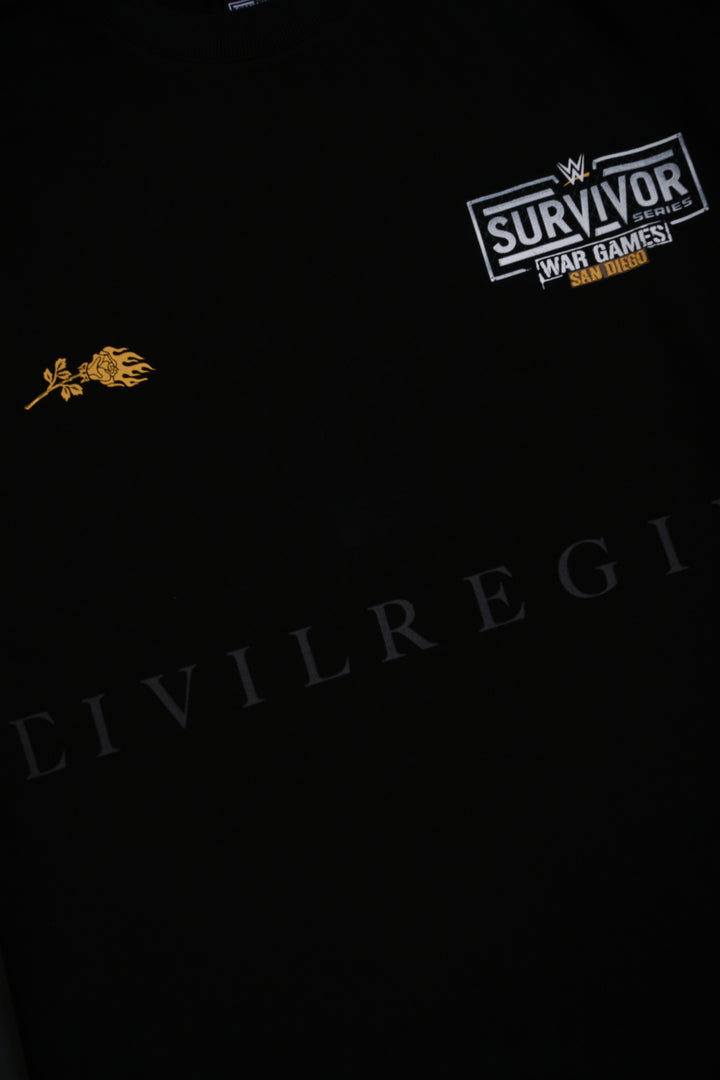 Survivor Series American Classic Oversized Tee in Black