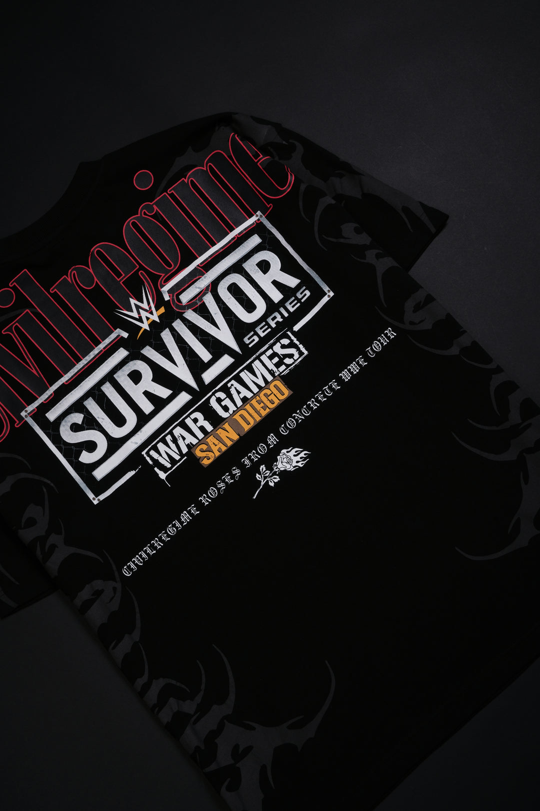 Survivor Series American Classic Oversized Tee in Black