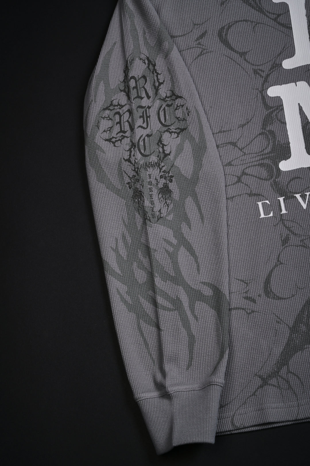 Total Blackout Obsidian Waffle Thermal in Ash Gray