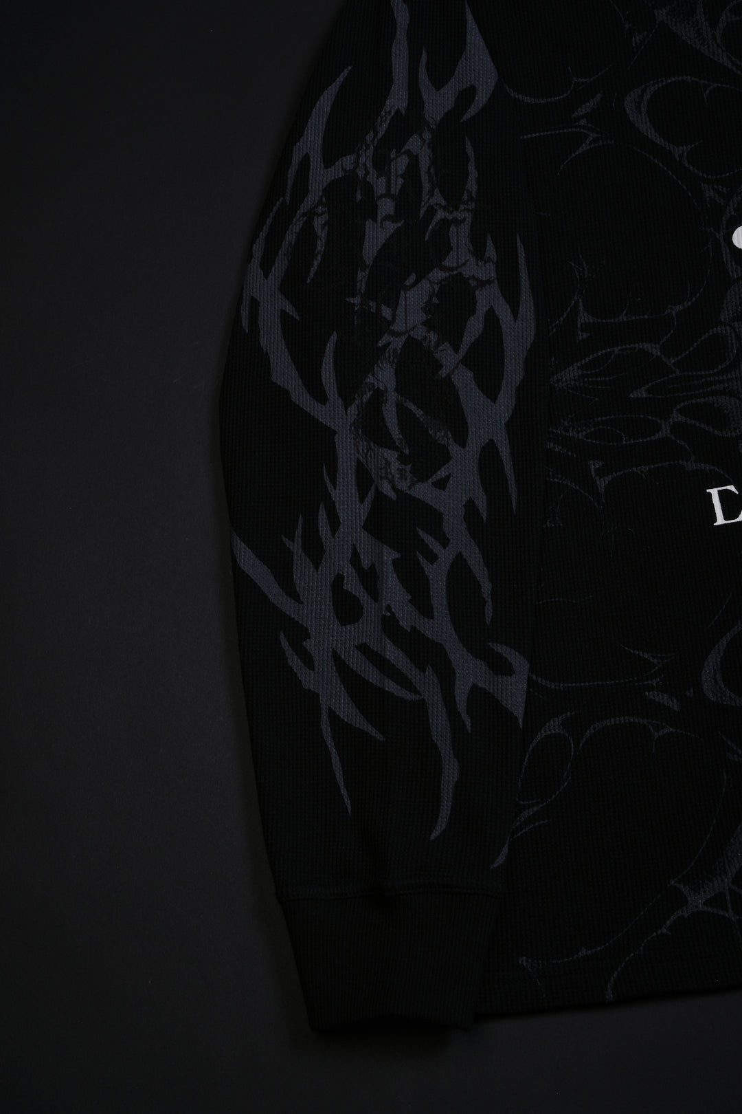 Total Blackout Obsidian Waffle Thermal in Black