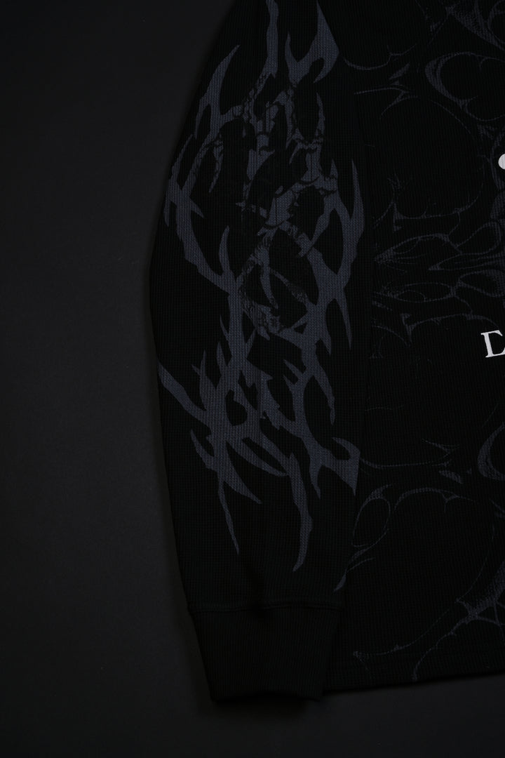 Total Blackout Obsidian Waffle Thermal in Black