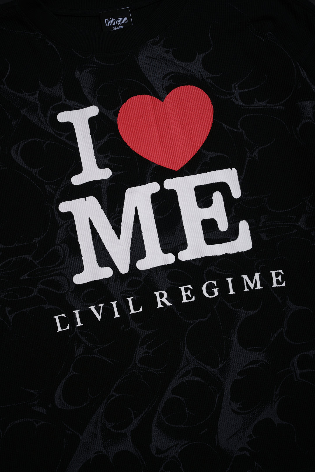 Total Blackout Obsidian Waffle Thermal in Black