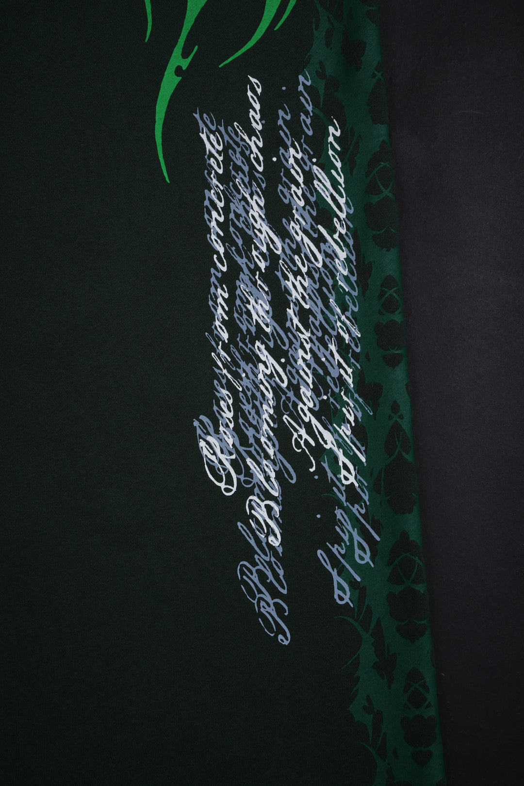 Letter To You Lowrise Wide Leg Pants in Dark Green