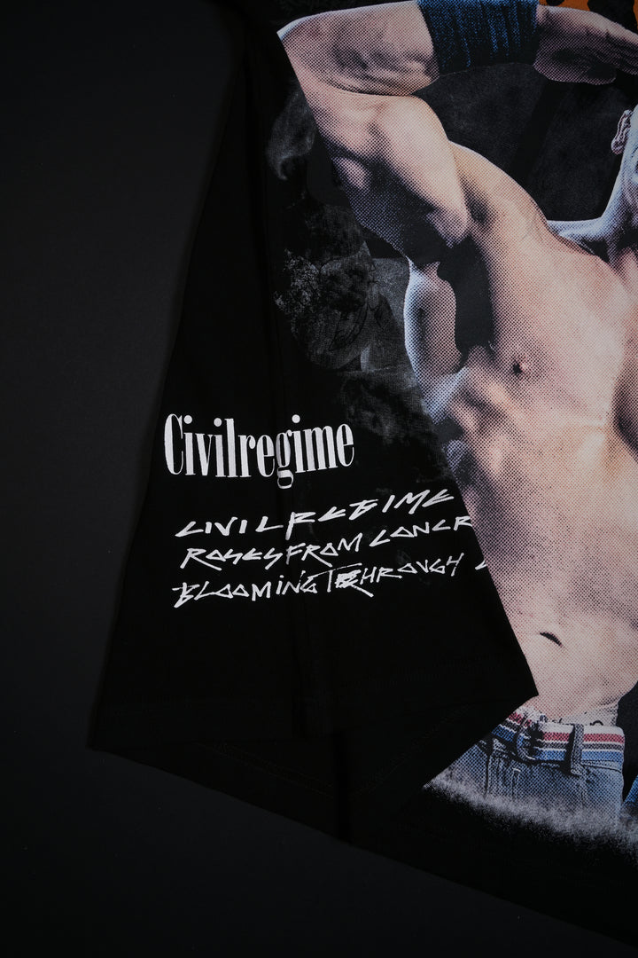 Cena's Chaos American Classic Oversized Tee in Black