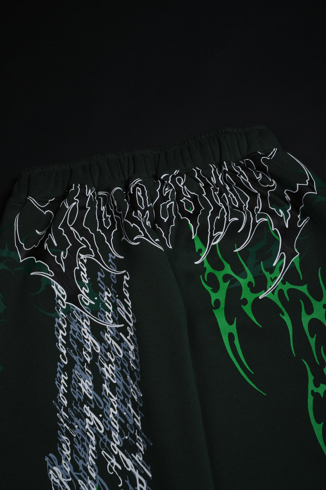 Letter To You Lowrise Wide Leg Pants in Dark Green