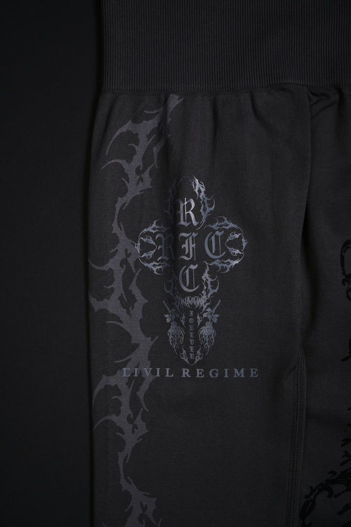 Save Yourself Kelly Seamless Scrunch Leggings in Ash Gray