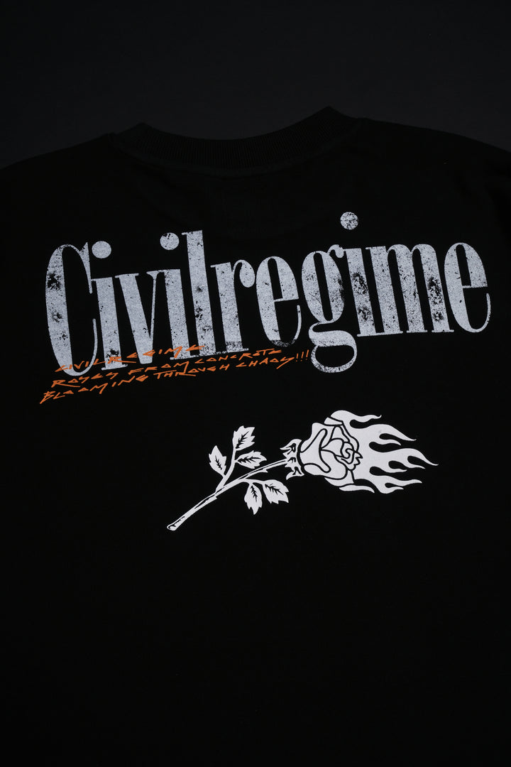 Cena's Chaos American Classic Oversized Tee in Black