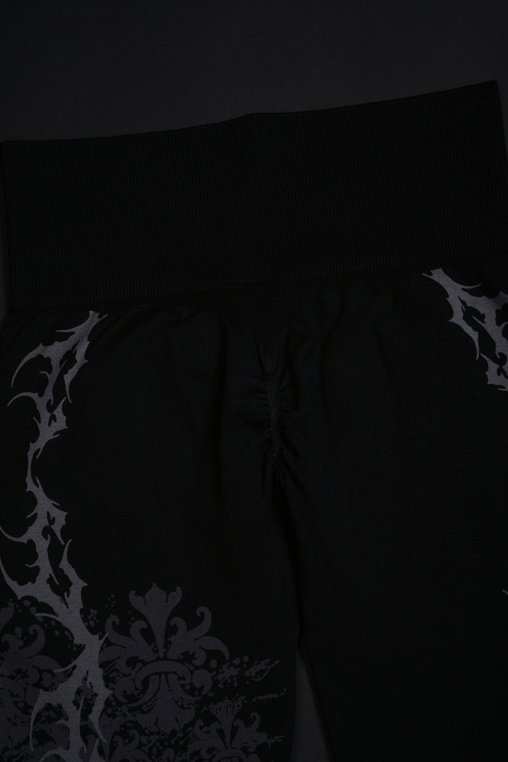 Save Yourself Kelly Seamless Scrunch Leggings in Black