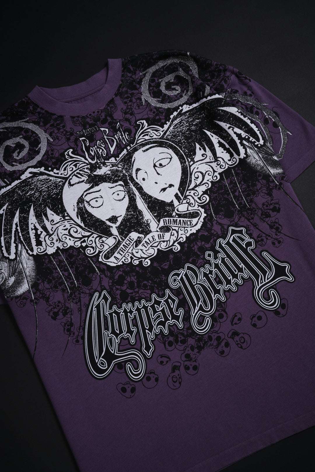 Tragic Romance American Classic Oversized Tee in Lavender Fade