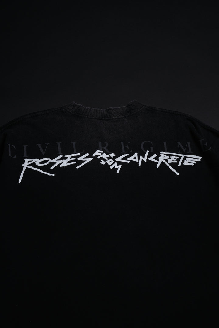Moonlit Vows American Classic Oversized Tee in Vintage Black