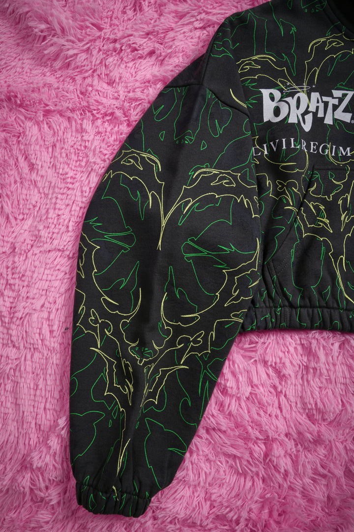 Better Than You Ultra Cropped Zip Hoodie in Vintage Ashes