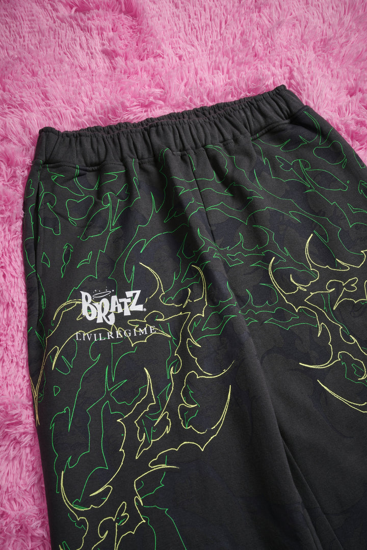Better Than You Ultra Lowrise Wide Leg Fleece Pants in Vintage Ashes