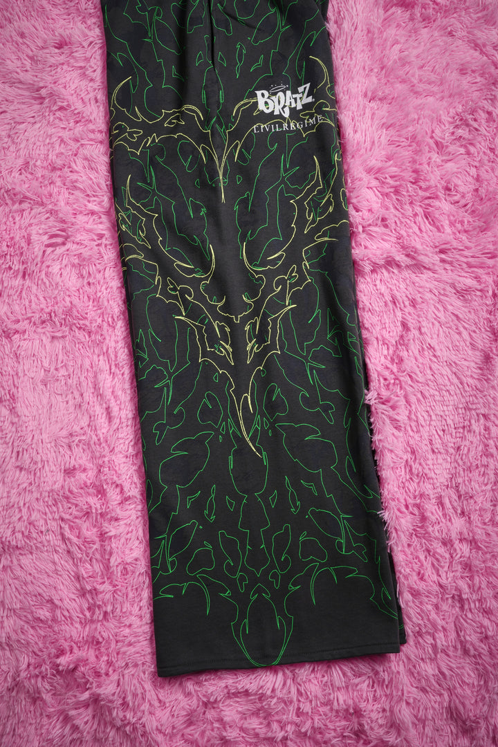 Better Than You Ultra Lowrise Wide Leg Fleece Pants in Vintage Ashes