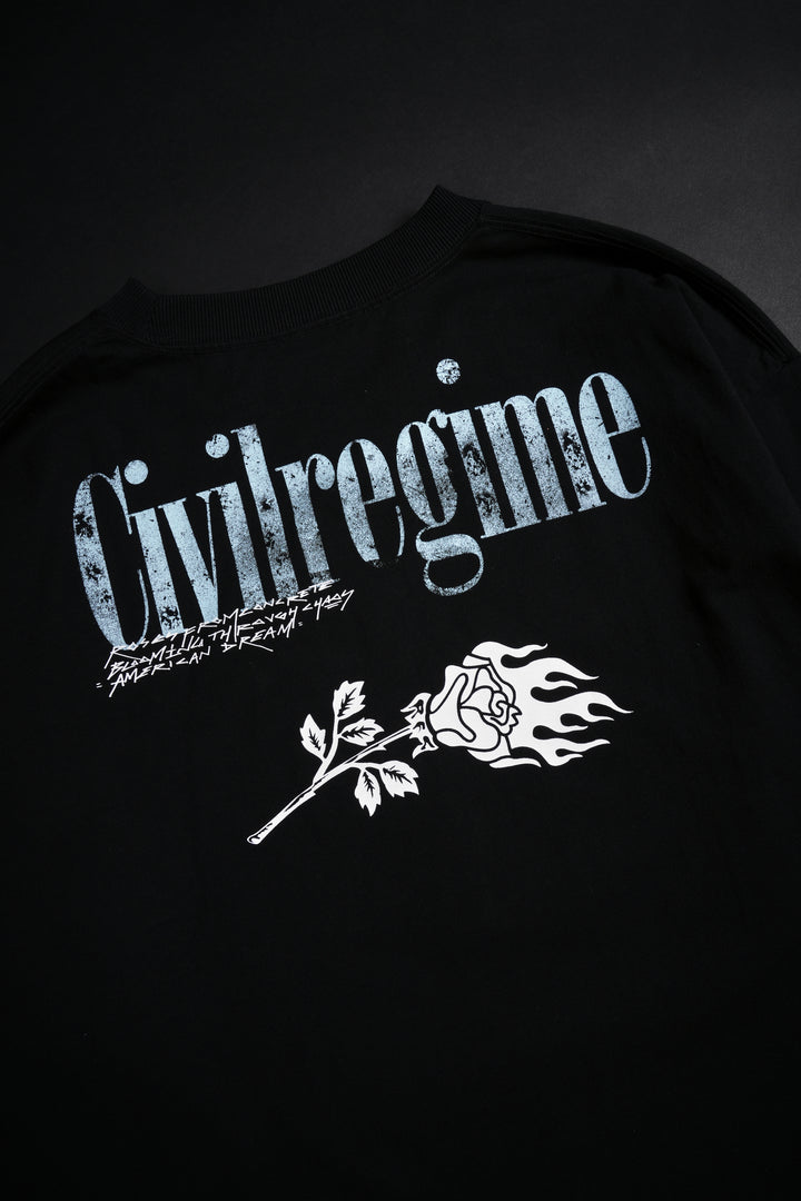 Bubble's Chaos 199X Oversized Tee in Black