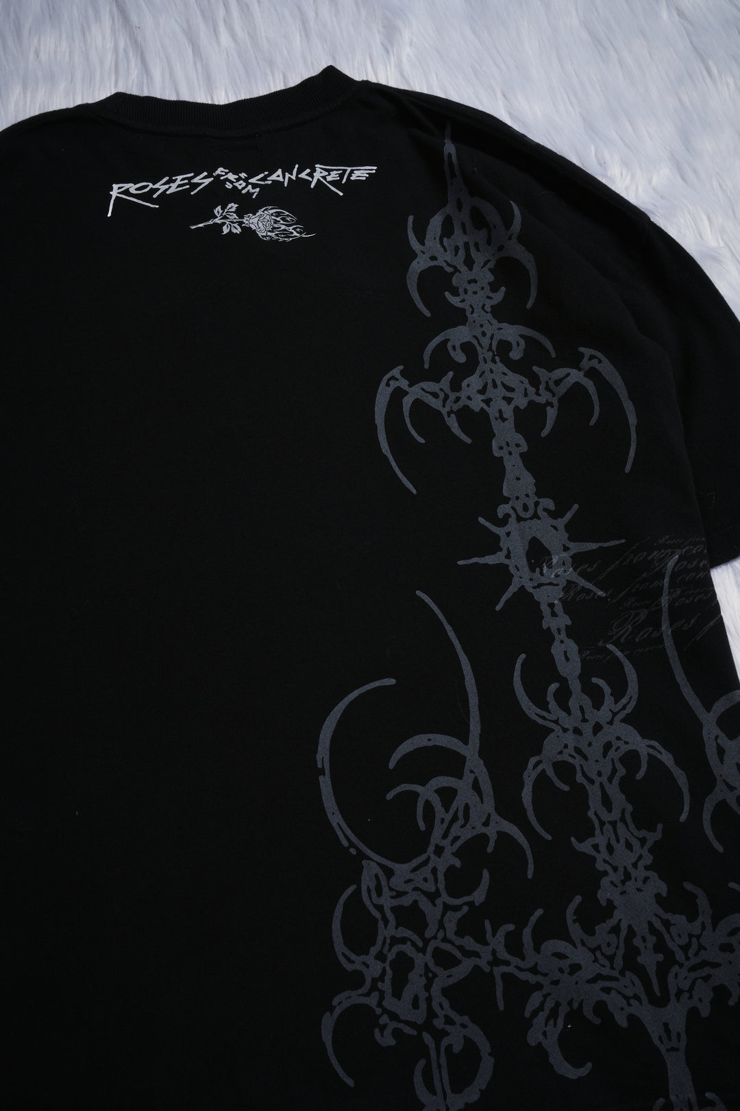 Corrupt Angels American Classic Oversized Tee in Black