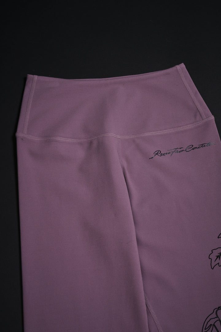 Violet Vixen Thea Energy Leggings in Lavender Fade