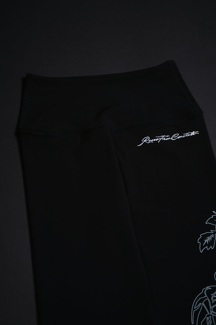 Blue Blush Thea Energy Leggings in Black