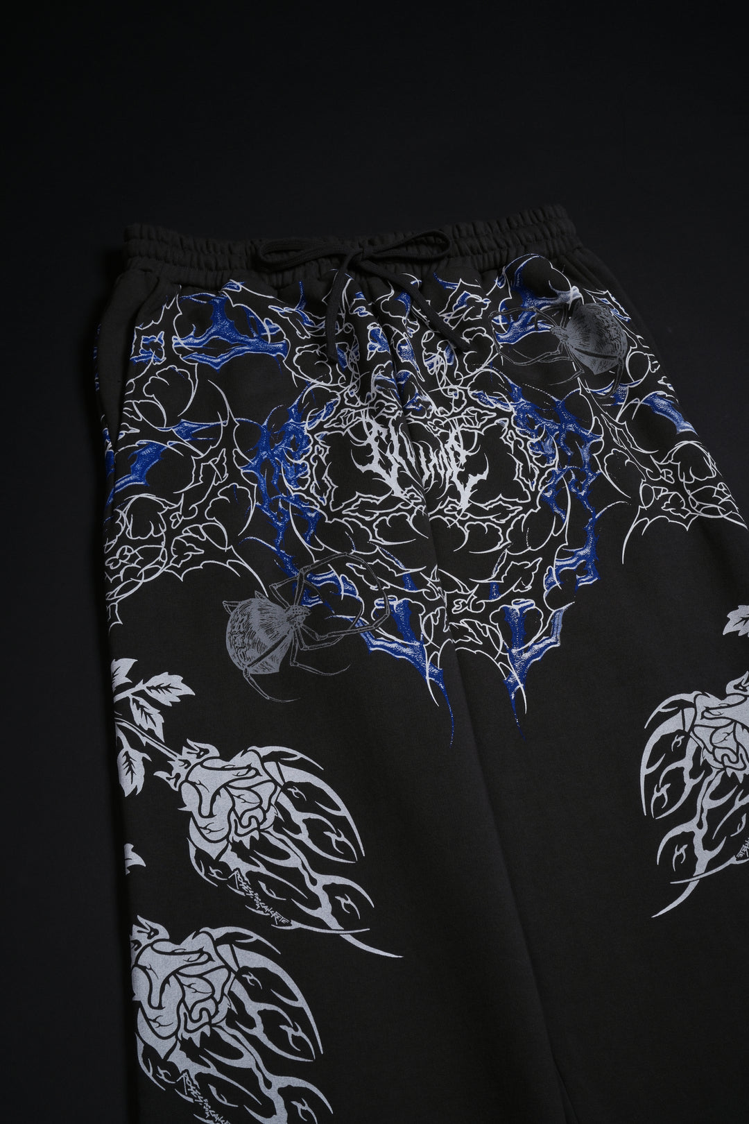 Corpse Flame Wraith Baggy Pants in Charcoal