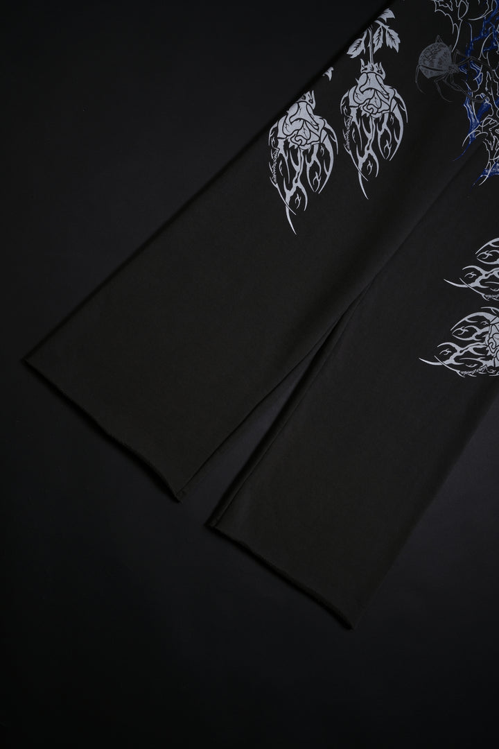 Corpse Flame Wraith Baggy Pants in Charcoal
