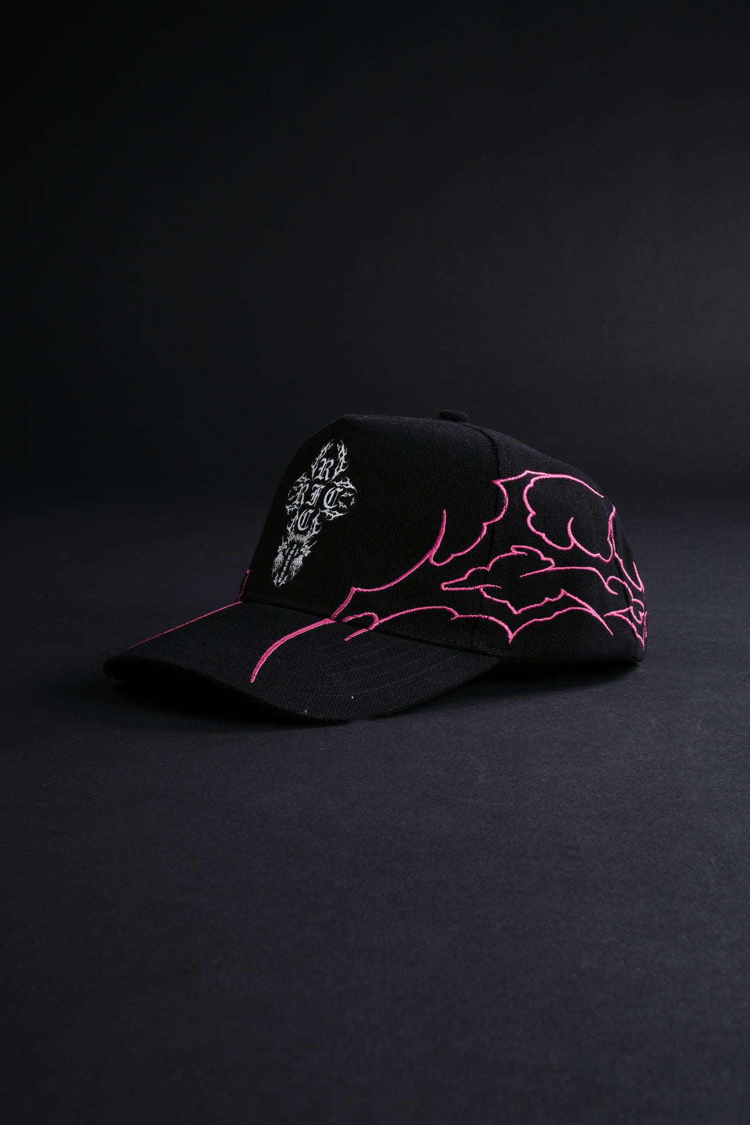 Sigil Cross 5 Panel Snapback Hat in Black