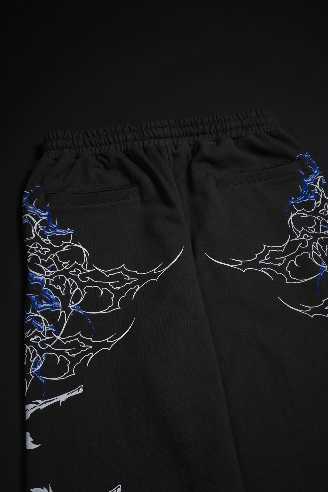 Corpse Flame Wraith Baggy Pants in Charcoal