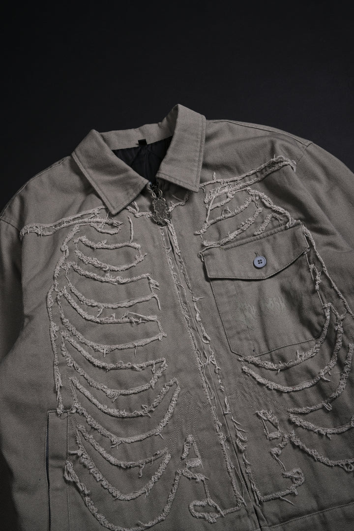 I Have A Dark Secret Work Jacket in Ash Gray