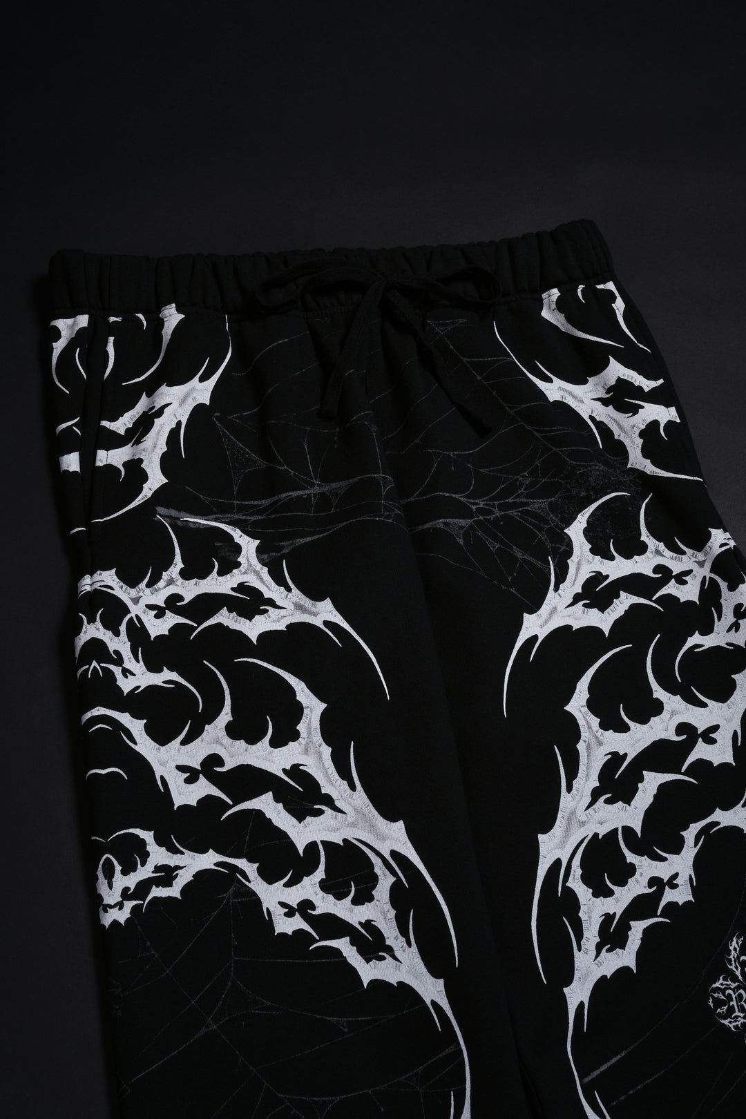 Trapped in Webs Eternal Wide Leg Pants in Black