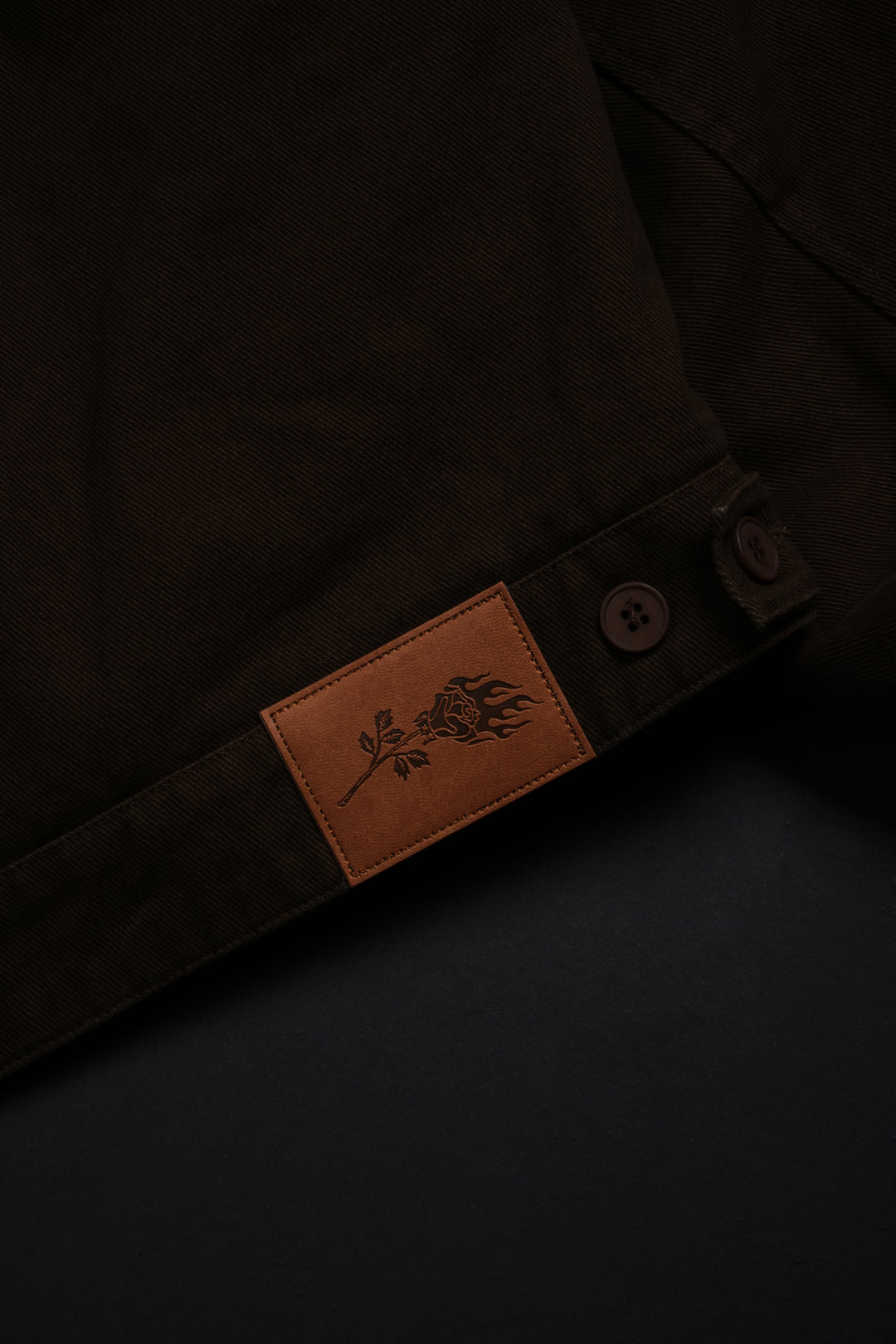 I Have A Dark Secret Work Jacket in Brown