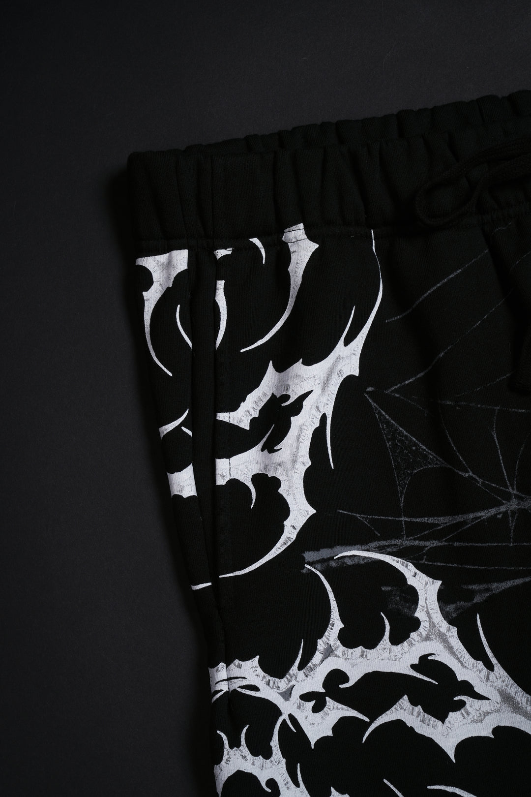 Trapped in Webs Eternal Wide Leg Pants in Black