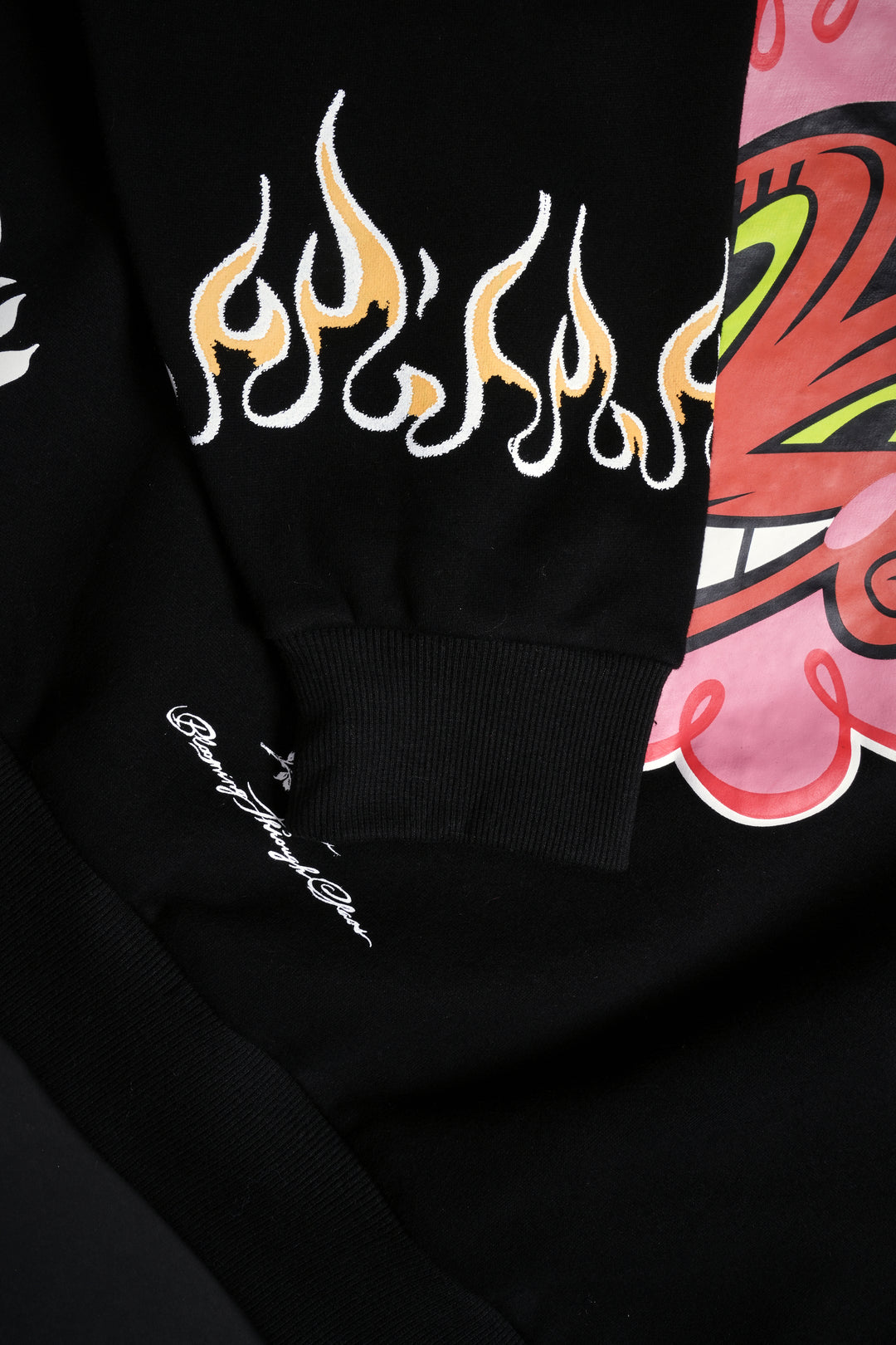 Prince Of Darkness Cozy Crewneck in Black