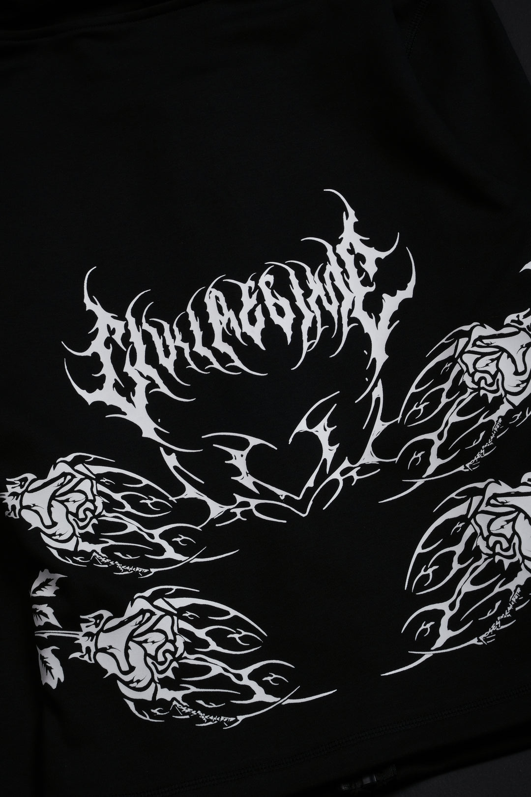 Control Alt Delete Pookie Zip Up Hoodie in Black