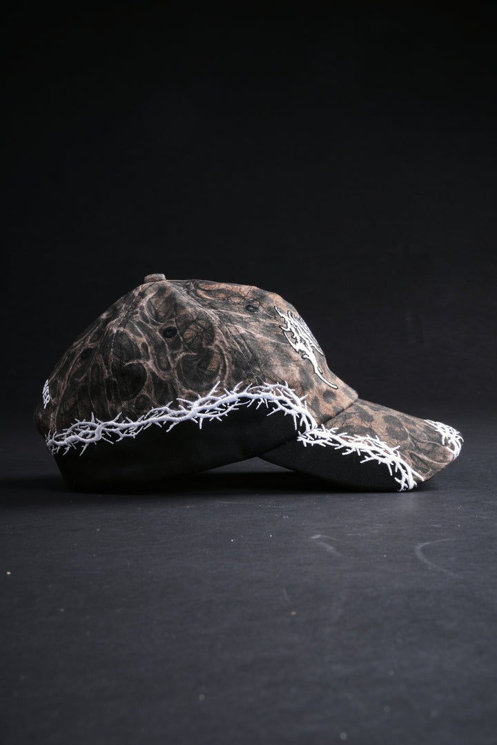 Infected Strapback Hat in Cyber Leopard/Black