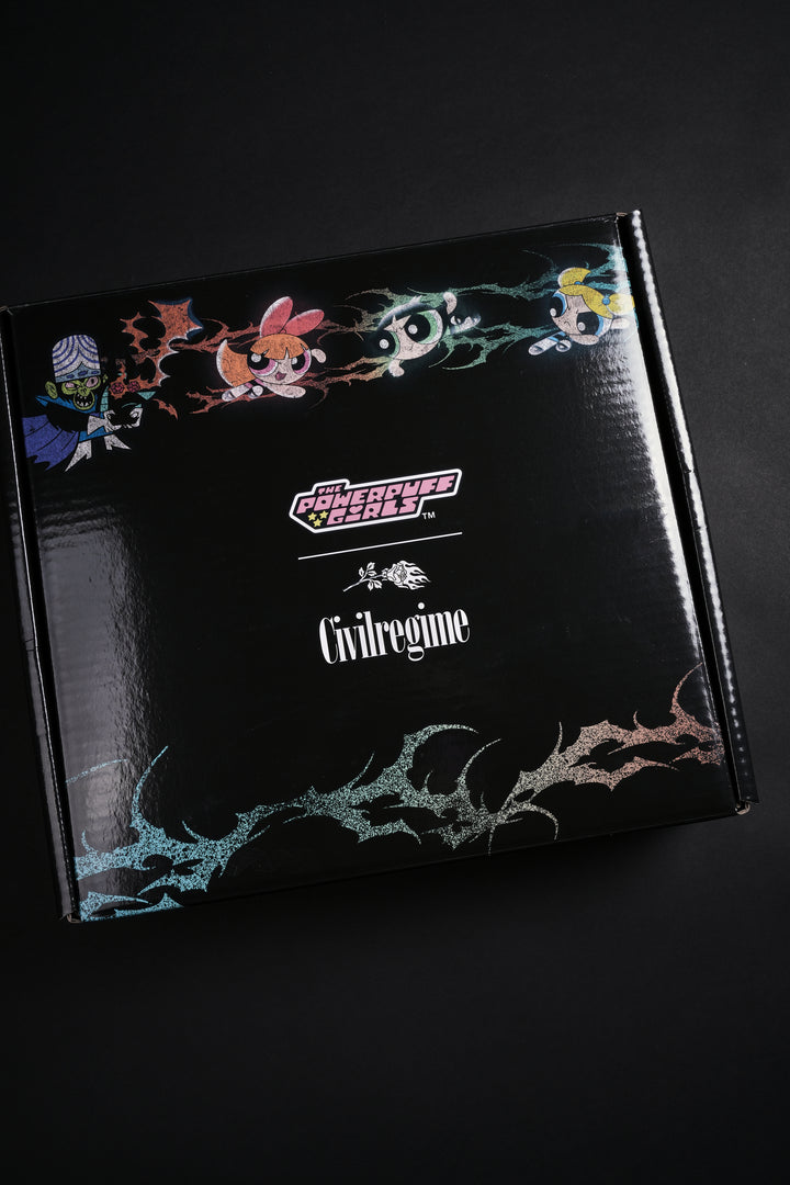 Powerpuff GIrls Part 1 Side By Side 199X Tee "Box Set" in Black