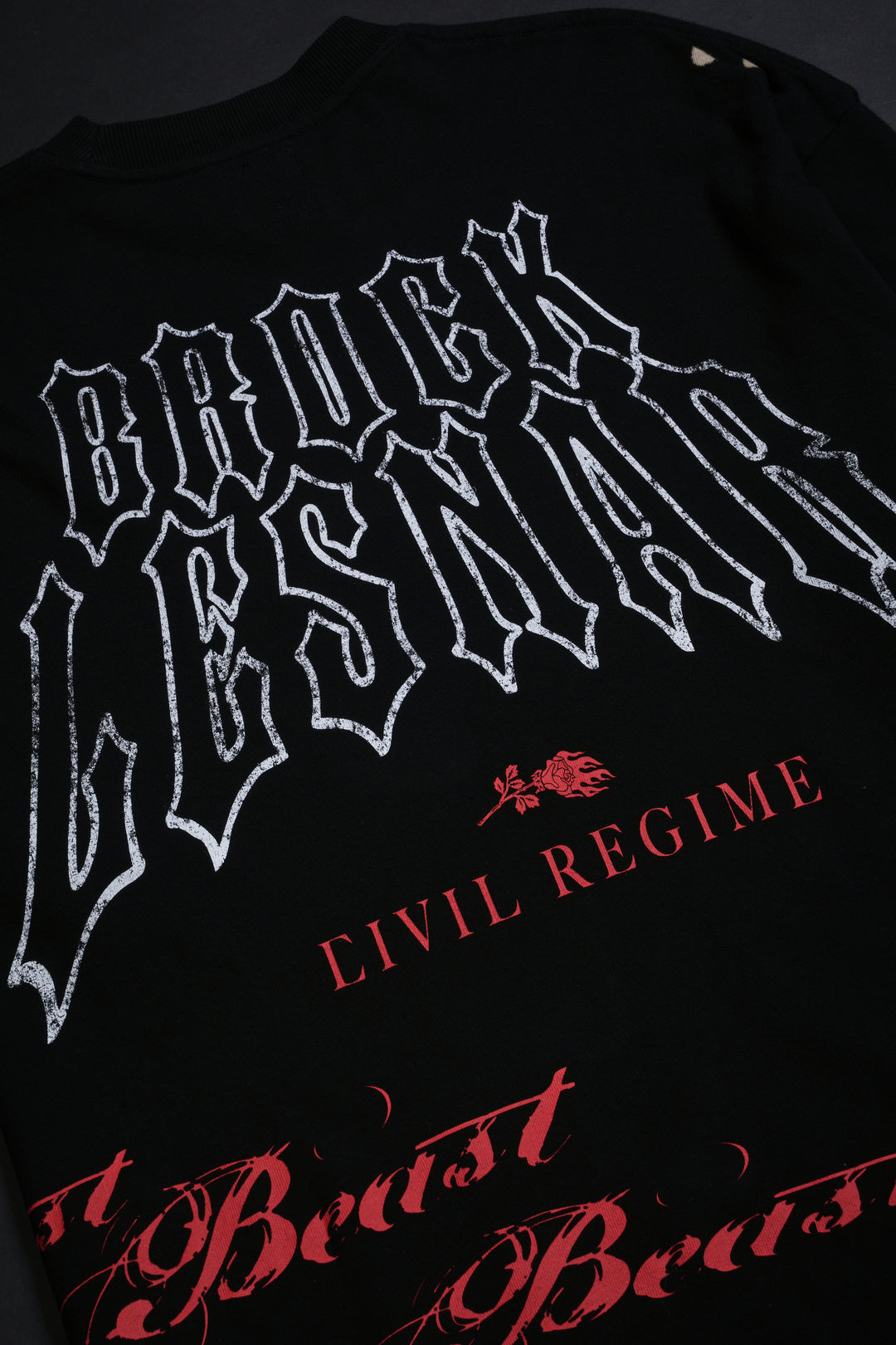 Beast Inacrnate American Classic Oversized Tee in Vintage Black