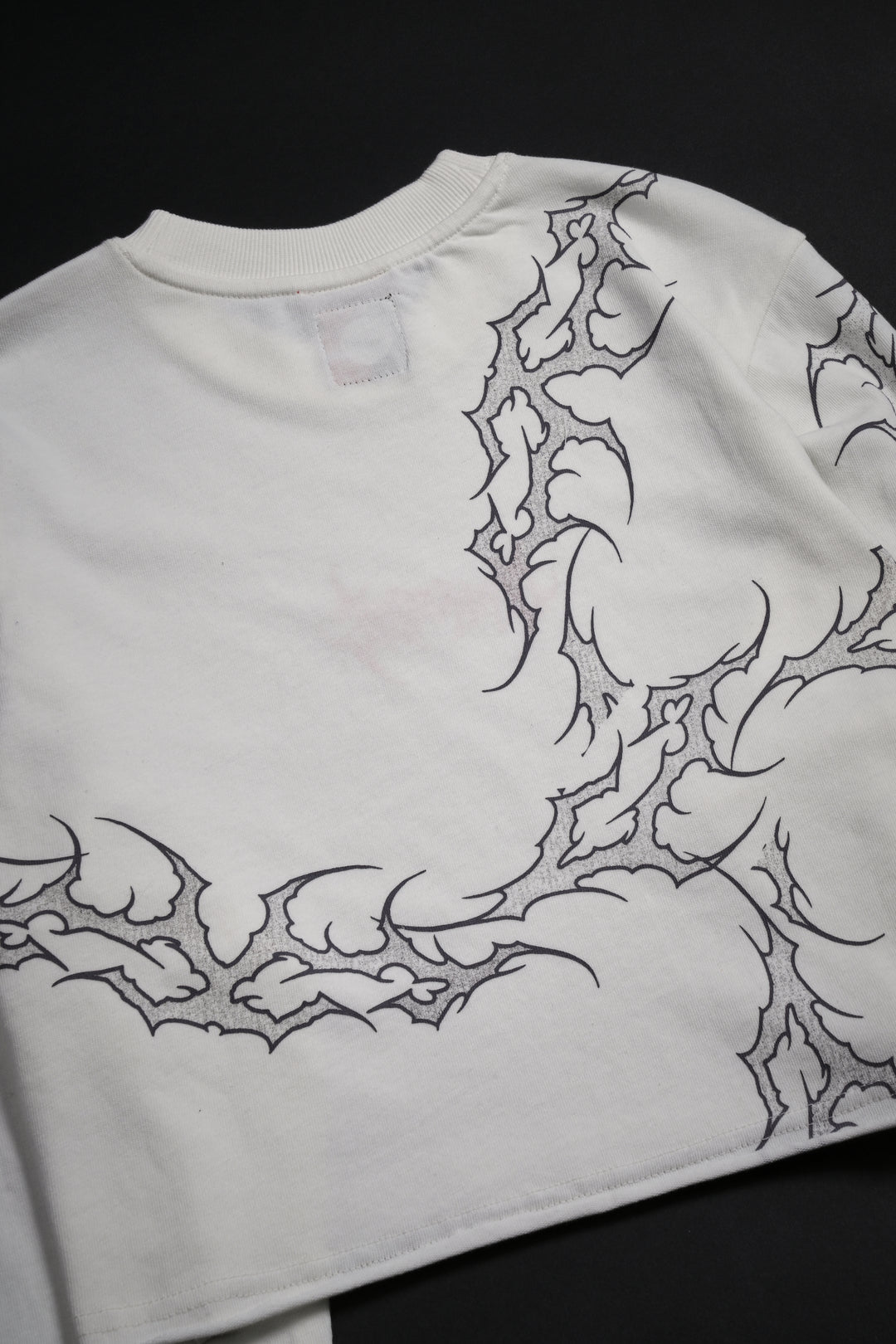 Run It Up L/S Boxy Crop Tee in Butter