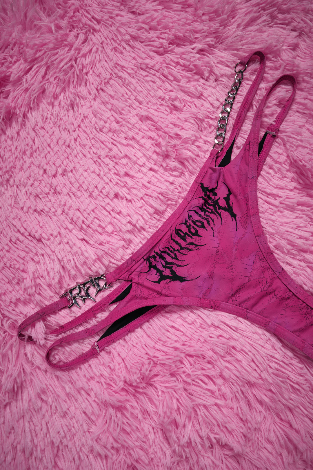 Sinful Sweetheart Chainkini Bottom in Pink