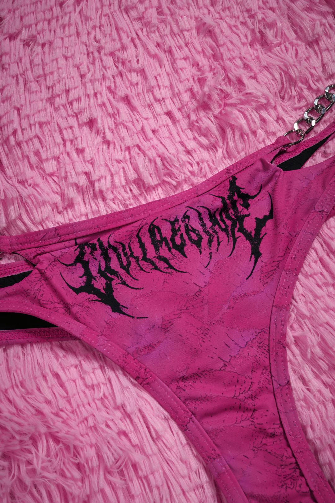 Sinful Sweetheart Chainkini Bottom in Pink
