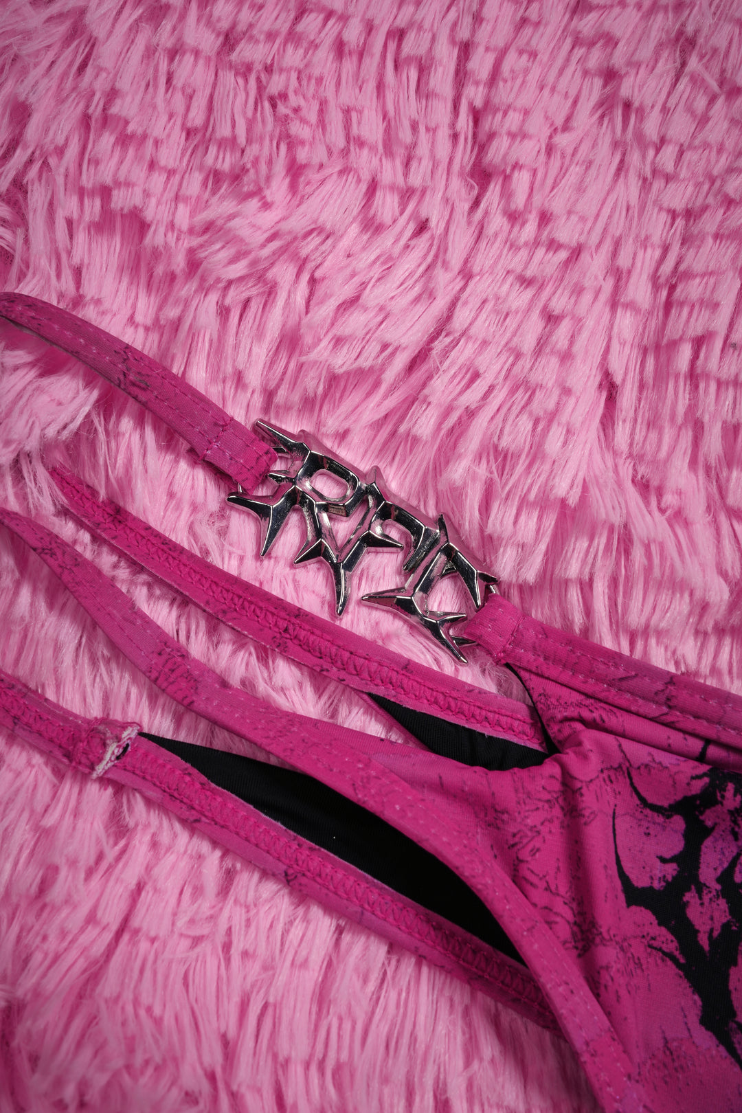 Sinful Sweetheart Chainkini Bottom in Pink