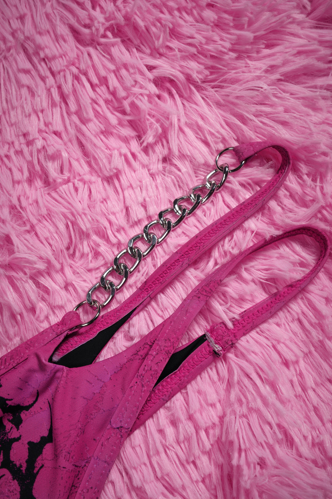 Sinful Sweetheart Chainkini Bottom in Pink