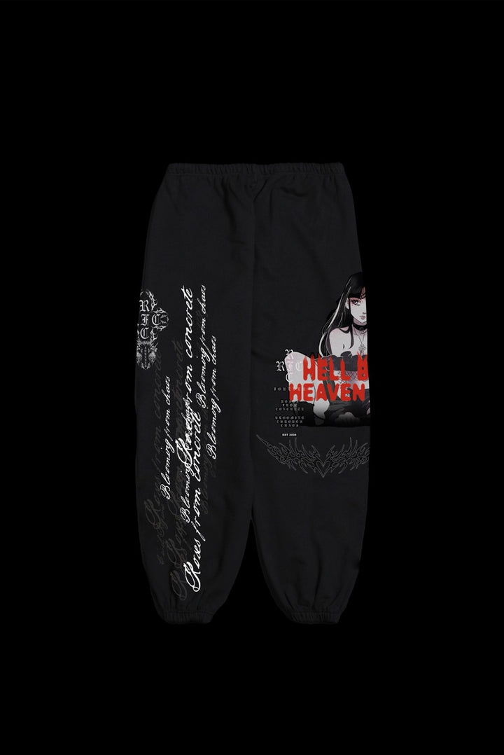 Bloom Bankai Temptress Lounger Sweat Pants in Black
