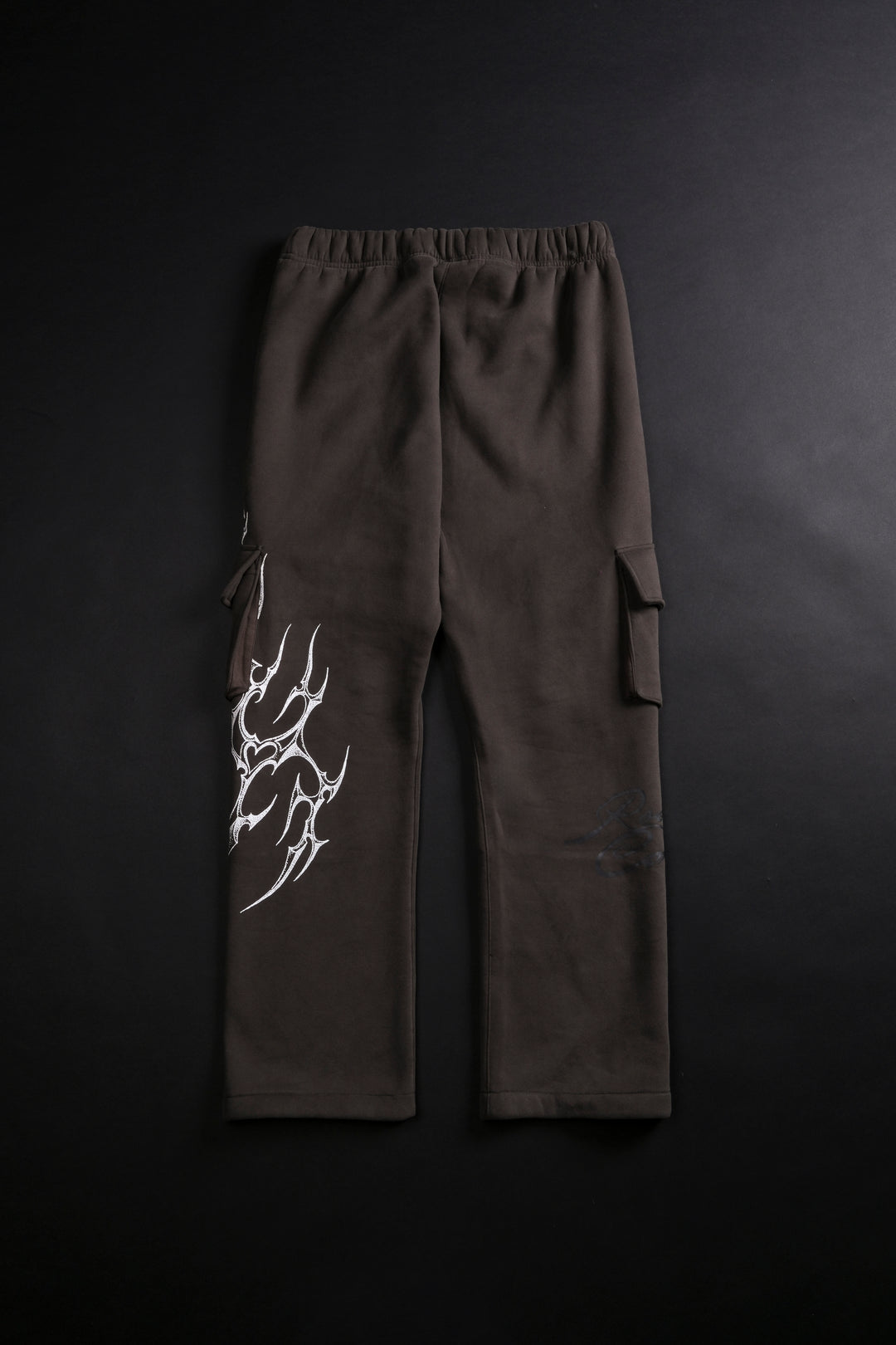 Enter Our Chaos Wide Leg Cargo Pants in Vintage Black