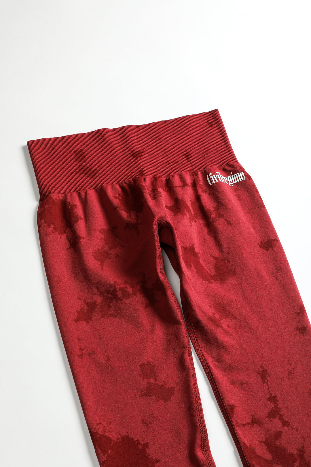 Kelly Seamless Leggings in Reaper Wash/Blush Red