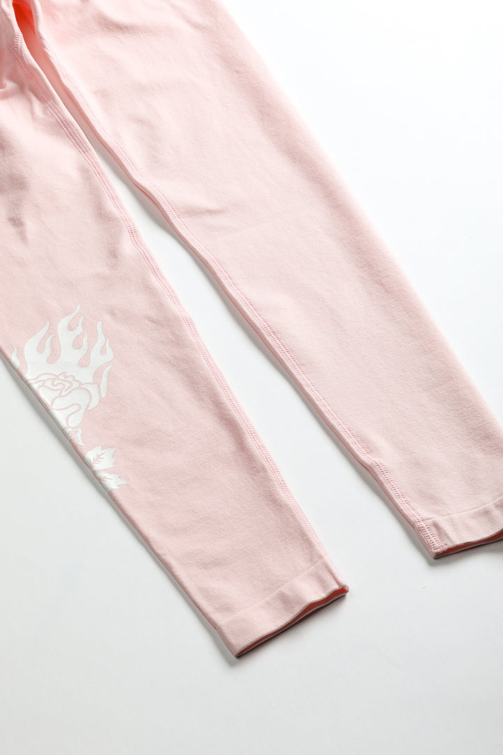 Kelly Seamless Leggings in Blush Pink