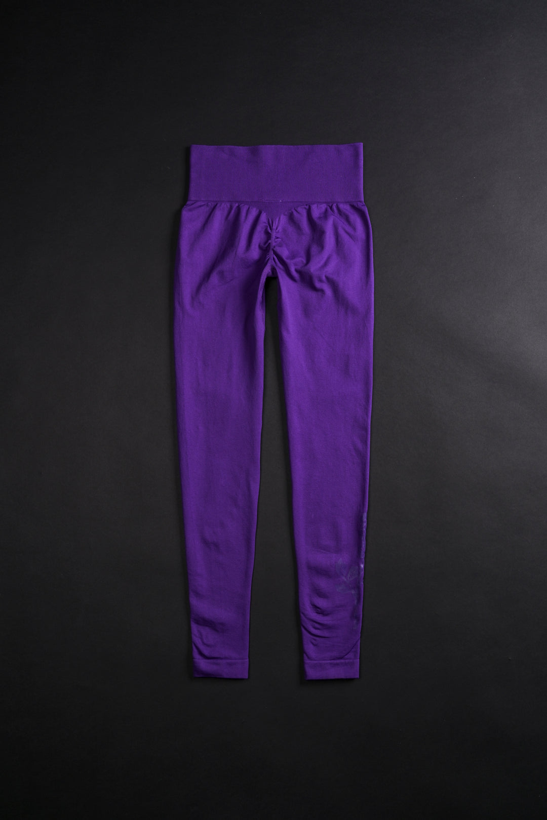 Kelly Seamless Scrunch Leggings in Deep Dark Purple