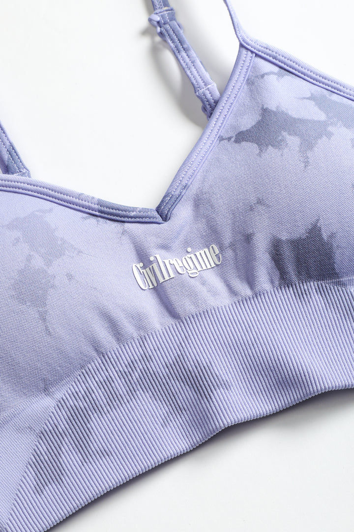 Kelly Seamless Bra in Blush Purple Reaper Wash