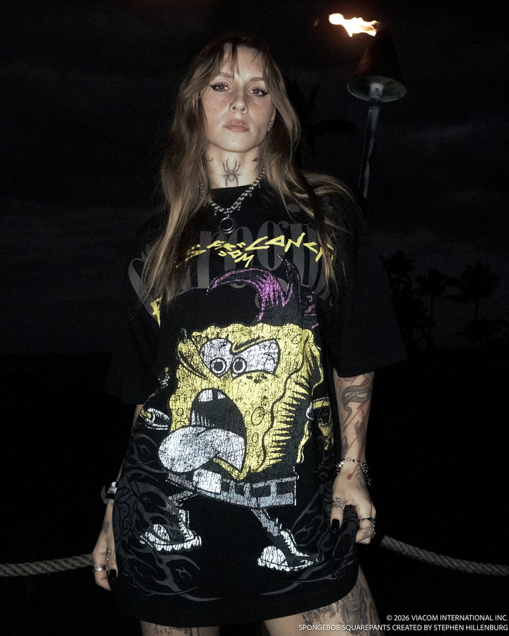 Punkbob American Classic Oversized Tee in Black