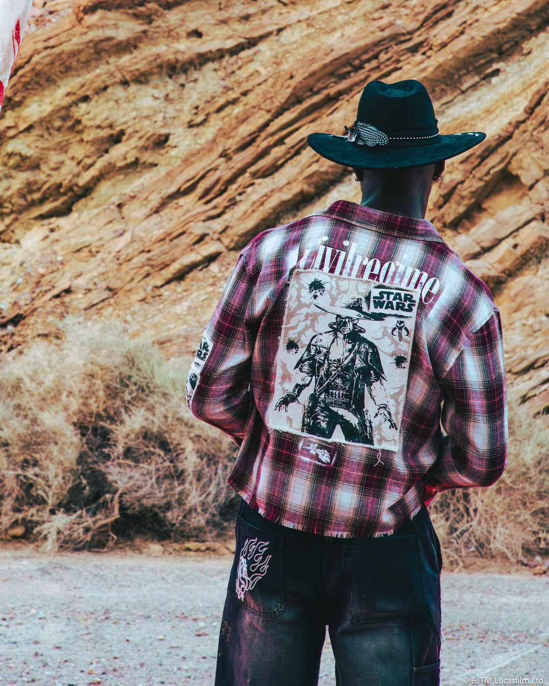 Wanted Cad Bane Ivar Flannel in Brown Plaid