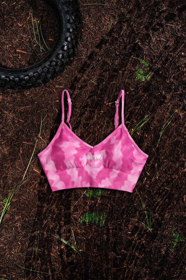 Kelly Seamless Bra in Cosmic Bloom Print